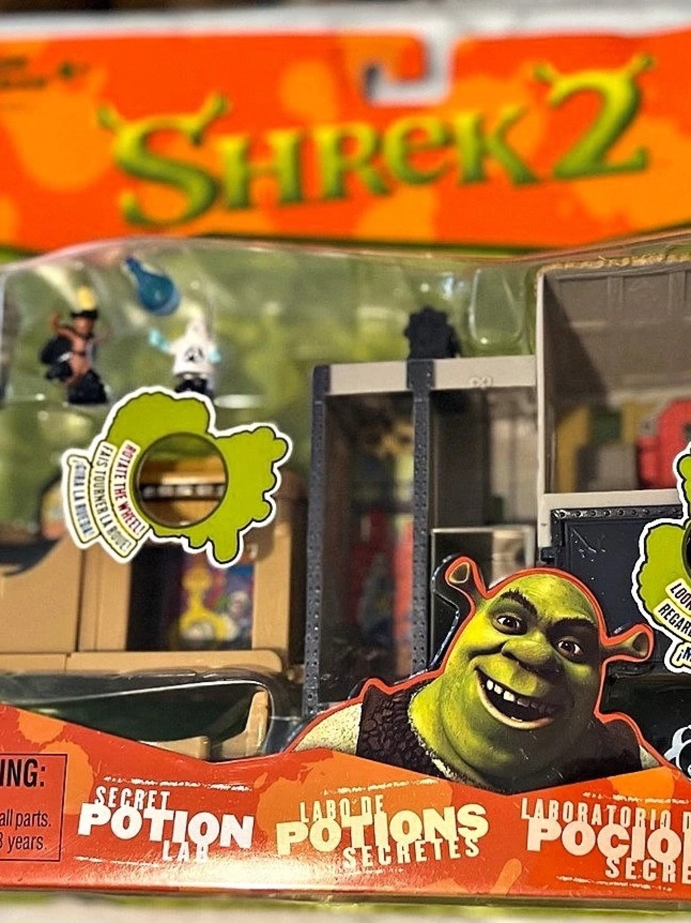 Hasbro Shrek 2 Secret Potion Lab Playset, Orange & Green